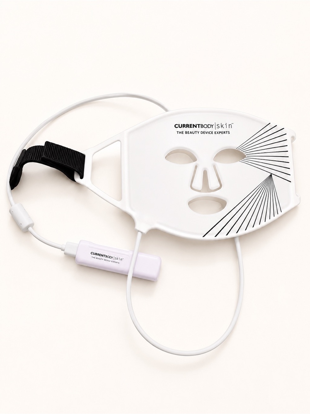 CURRENTBODY Skin White LED Facial Mask - Visible Light Therapy for Brighter Skin